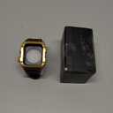 GELISHI Band Compatible with Apple Watch Series 6 44mm Band Men Rugged Case Stainless Metal Cover with Heavy Duty Band Sport Strap Shockproof for Watch Series 6 SE 5 4, Gold