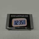 Digital Alarm Clock with Indoor Temperature, Battery Operated,Snooze Model,12/24H Display for Bedrooms Heavy Sleepers Kids Travel Bathroom Desk Smart Clock (Black)