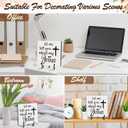 Christian Quotes Decorative Sign, Let Me Tell You About My Jesus, Wooden Sign With Metal Stand, Bible Verse Sign Decor, For Home Office Desk Decor, Christian Gifts For Family Coworker, A21