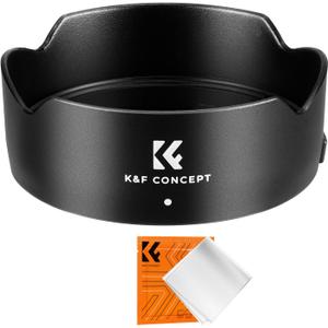 K&F CONCEPT Lens Hood Replace of EW-65C Hood Compatible with Canon RF 16mm F2.8 STM Reversible Snap on Camera Lens Shade Fits 43mm Filters and Lens Cap (55mm)