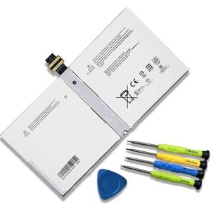 DYNR01 G3HTA027H Laptop Battery Replacement for Microsoft Surface Pro4 Pro 4 1724 12.3 inch Tablet DYNRO1 G3HTA026H G3HTA027H G3HTAO27H G3HTA031H 7.5V 38.2Wh 5087mAh with Tools