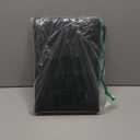 Antner 3 Ring Personal Check Binder for 3-on-a-Page End-Stub Deskbook & Personal 3 Holes or 9 Holes Small Size Checks, PU Leather Check Holder Checkbook Binder Cover with Zipper Pouch, Black