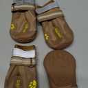 QUMY Dog Shoes for Large Dogs, Medium Dog Boots & Paw Protectors for Winter Snowy Day, Summer Hot Pavement, Water-Resistant in Rainy Weather, Outdoor Walking, Indoor Hardfloors Skid-Resistant Sole (Size 3: 2.0''x2.5''(W*L) (Pack of 4))