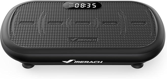 Merach CV40 Curved Vibration Plate Exercise Machine with 440lbs Capacity
