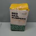 AEOCOO Bed Rail for Toddlers, Bed Bumpers for Toddlers, Tool-Free Install for Bunk Bed Accessories Protector with Washable Cover, 35.4IN