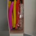 24Pcs Valentines Day for Pop Tubes with Cards for Kids, Classroom Party Favors,Bulk Fidget & Sensory Toys ,Perfect Valentine Gifts for Boys & Girls,Stress Relief ADHD Autism Educational Toy (Blue Pink)