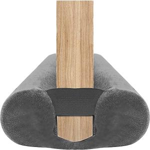 BKSAI Door Draft Stopper for Doors No Adhesive Draught Excluder Under Door Wind Blocker for Bottom of Door,Reduce Noise Draught Excluder Sweep Sound Proof (Grey 24-29IN / Distance Under The Door 1IN)