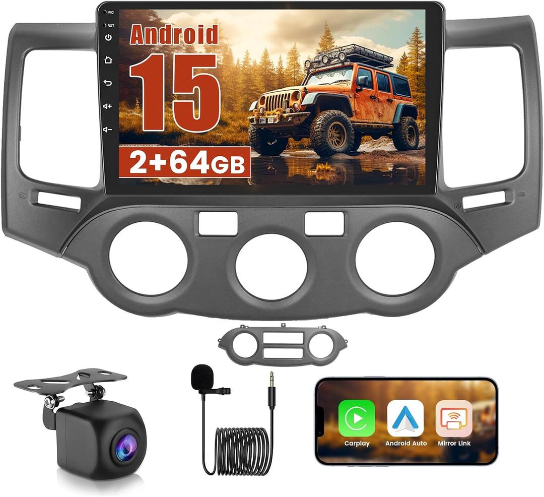 2+64GB Android 15 Car Radio for Kia Optima 2009 2010 / Magentis 2008-2010 (LHD) Wireless Carplay Android Auto, Realdio 9 Inch Touch Screen with Bluetooth, EQ, GPS, WiFi, FM/RDS Backup Camera