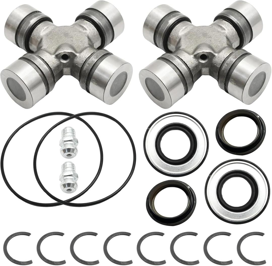 SPL55-4X Front Axle Seal and U Joint Kit, Replacement for Ford F serise 250 350 450 550 Super Duty 1998-2004 Excursion 2000-2005, Replaces 2002692 50381 50491