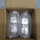 Colovis Mini Dessert Cups, 100 CT 2oz Clear Plastic Parfait Appetizer Cups with Spoons Mini Square Dessert Bowls for Serving, Tasting (100)