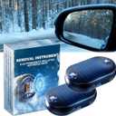 2PCS Electromagnetic Snow Removal, Anti-Freeze Electromagnetic Car Snow Removal Device, Electromagnetic Wave Anti Freezing and Snow Removal Device, Potable Snow Removal Device