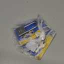 PATIKIL Keyed Padlock 40mm (1-9/16"), 2 Pcs Keyed Different Locks Stainless Steel Pin Tumbler Padlocks Long Shackle with Key for Indoor Outdoor Doors, Silver