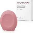 Momcozy Flange Cover Only for Momcozy V1 Pro/V2 Pro. Dust-Proof Flange Cover Original V1 Pro/V2 Pro Breast Pump Replacement Accessories, 1 Pack (Transparent)