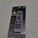 GE 4-Device Universal Remote Control, Designer Series, Brushed Nickel/Silver, 33709