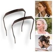 KWV 2PCS Square Invisible Hairband – 2025 Thick Curly Hair Bands, Medium to Large Thick Headbands for Women, Hair Fixing Tool and Accessories for Men and Women