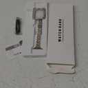 Slim Watch Band Compatible with Apple Watch 41mm 45mm 42mm 44mm 40mm 38mm Metal Stainless Steel Watchband Suitable for iWatch 10/9/8/7/6/5/4/3/2/1/SE Series Women Luxury Strap 38/40/41mm