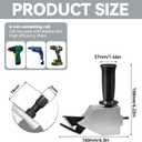 Metal Shears Drill Attachment,Sheet Metal Cutter Professional Sheet Metal Tools for Cut Steel, Sheet Metal Cutter Drill Attachment Metal Cutter Head