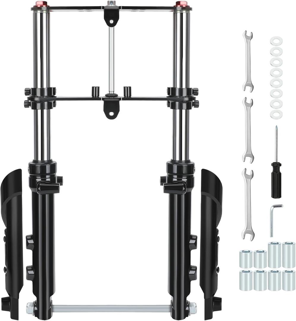 Mini Bike Front Fork Suspension Kit Replacement for Monster Mega Moto MMB80 MMB105 80cc 105cc Motovox MBX10 MBX11 Coleman CT100U Baja DB30 GMB100 TrailMaster Storm 200 Parts