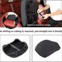 Aunginsy Car Center Console Protector Cover Compatible with Toyota Tundra 2007-2013 Center Console Armrest Seat Box Cover Cushion Lid Protector Pad Customized Cloth Material Anti-Scratch Accessories