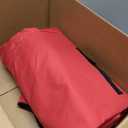 Handy Laundry Christmas Tree Storage Bag with Wheels Fits 9 Ft Artificial Tree, Heavy Duty, Waterproof, Large Zippered Holiday Storage Container, Durable Handles, Red