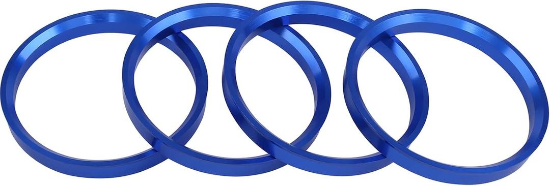 BRONEVO 66.1 to 73.1 Hub Centric Rings, ID=66.1mm OD=73.1mm,Aluminium Alloy Wheel Center Rings Hubrings Pack of 4