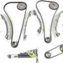 5.6 Timing Chain Kit With Oil Pump Chain Sprocket Tensioner Guide for TITAN Armada TITAN XD NV2500 NV3500 Pathfinder & QX80 Q70 Q70L M56 QX56 5.6L V8 Engine VK56DE VK56VD