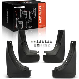 A-Premium Set of 4PCS Mud Flaps Splash Guards Mudguards Mudflaps with Hardware Kits Accessory Compatible with Mercedes-Benz W167 Series GLS450, GLS580, 2020 2021 2022 2023 2024, Front & Rear Side