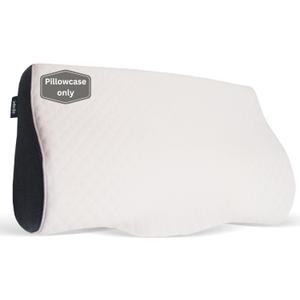 Derila Queen Size Pillowcase | Designed to Keep Your Derila Memory Foam Pillow for snoring Relief Covered and Protected with This Crisp, Clean, White Pillowcase Made from Premium Materials (Pillowcase | White)