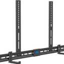 Mounting Dream Soundbar Mount Sound Bar TV Bracket with Holes/Without Holes, Non-Slip Base Holder Extends 3.4" to 6.1", Up to 20 LBS, Safe and Easy to Install MD5425
