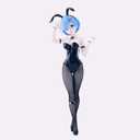 FuRyu Corporation-Re:Zero -Starting Life in Another World- BiCute Bunnies Figure -Rem Bicolor-