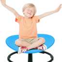 Sensory Spinning Chair for Autistic Kids Sensory Chair for Kids Swivel Chair Training Body Coordination Sit and Spin Sensory Toys for Kids with Autism & ADHD Autism Sensory Products Toys for Kids (Blue - soothe Anxiety)