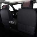 Aierxuan Toyota Tundra Truck Seat Covers Custom Fit 2008-2026 CrewMax Double Cab, SR5, SR, Limited, Platinum, 1794 Edition, TRD Pro, Capstone, with Waterproof Leather (Full Set, Black-Brown)