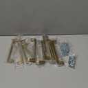 20 Pack Square Brushed Gold Cabinet Pulls, 5 Inch(128mm) Hole Centers Gold Cabinet Handles Hardware for Kitchen Cupboard Closet Bathroom Dresser Drawer, Solid Zinc Alloy