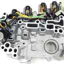 JF015E RE0F11A CVT Transmission Valve Body with Solenoids Compatible with Nissan Sentra,Altima,Rogue,Mitsubishi Outlander, Lancer 2005-2011 OEM Replacement