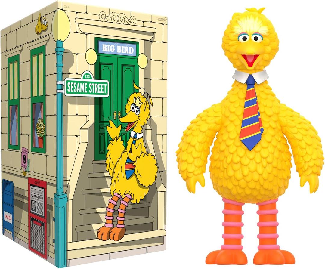 Super7 Sesame Street Supersize Vinyl - Big Bird Action Figure