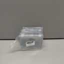 Clear ID Holder for Lanyard - ID Card Holder Waterproof (Inches, 4 x 3 Horizontal 100 Pack)