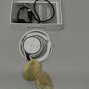 Small Bluetooth Headphones Wrap Around Head - Sports Wireless Headset with Built in Microphone and Crystal-Clear Sound, Foldable and Carried in The Purse, and 12-Hour Battery Life, Black