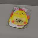 Resurhang 60 Pcs Easter Treat Bags Candy Zipper Cute Bunny Carrot Chick Food Goodie Gifts Bags Resealable Easter Rabbit Snack Containers with Handle for Some Bunny Is One Baby Shower Party Supplies