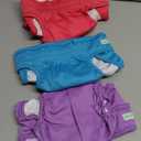 Wegreeco Washable Reusable Premium Dog Diapers, Extra Large, Bright Color, for Female Dog, Pack of 3,Small Dog Puppy & Doggy Diapers Female,Period Panties in Heat, XL