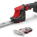 Hedge Trimmer Cordless for Milwaukee 18V MAX Battery, 1500RPM Grass Trimmer Electric Hedge Trimmer, 2 in 1 Design, Perfect for Yard, Garden, and Lawn Care(Battery Not Included) (Red)
