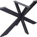 Heavy Duty Metal Table Frame Base - Spider Style Table Legs, Pre-Drilled for Easy Installation, 1000kg Load Capacity - Ideal for Coffee Tables, Desks, and Conference Tables - Modern Design
