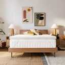 TEMPUR-Adapt 3" Memory Foam Mattress Topper, Twin, White