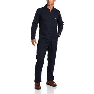 Dickies Men's Basic Blended Coverall Big-Tall (Dark Navy V1), L