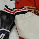 Glitrandi Varsity Jacket for Women Jacket with Patches Cropped Bomber Leather Jacket Woman Winter Spring 2025 S