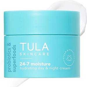 TULA Skincare Mini 247 Moisture Hydrating Day & Night Cream 0.5 oz / 15 mL, Travel Size