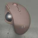 Seenda Wireless Trackball Mouse, Bluetooth - Ergonomic Rollerball Mouse Rechargeable, 3 Device Connection Optical Mice Adjustable DPI Thumb Control Mice Compatible for Mac/Android/Windows - Rose Pink