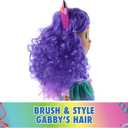 Gabby's Dollhouse DreamWorks, Sing & Celebrate Gabby Girl Doll, 13-Inches Tall with Sound Effects & Reversible Cat Ears, Kids Toys for Girls & Boys Ages 3+