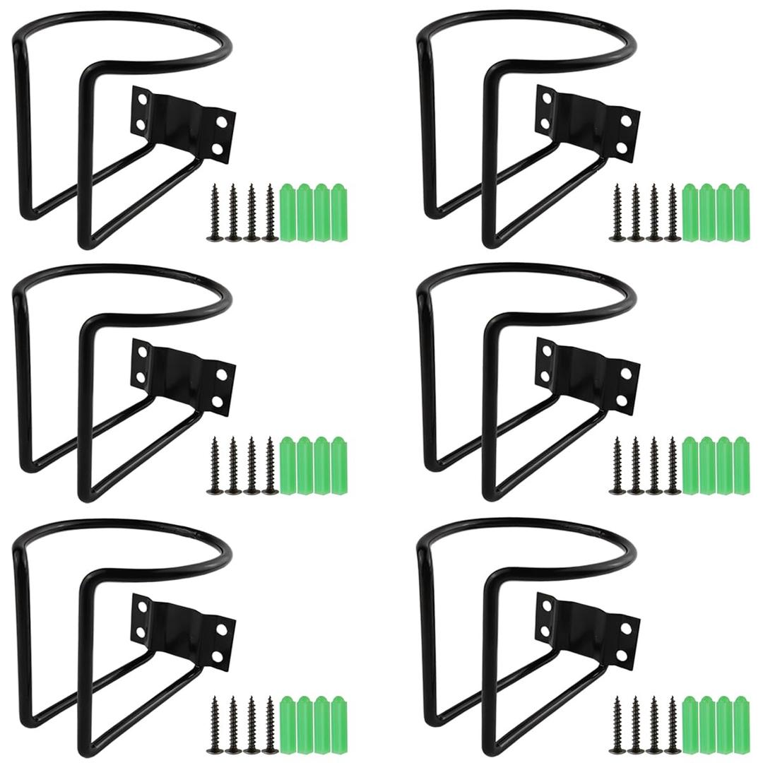 TIHOOD 6PCS Stainless Steel Boat Ring Cup Drink Holder Universal Drinks Holders for Marine Yacht Truck RV Car Trailer Hardware