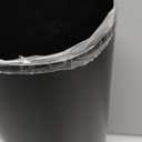 iDesign Freestanding Bathroom Toilet Paper Storage Holder with Lid for 3 Extra Rolls, Matte Black (Pack of 1)