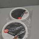 Copco 9 Inch Non Skid Pantry Cabinet Lazy Susan Turntable, Set of 2, Spinning Organizer for Kitchen, Countertop, or Bathroom, White and Gray